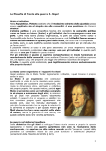 La filosofia di fronte alla guerra 2. Hegel