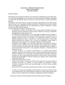 Ecumenismo – solidarietà al mondo del lavoro. Musica e canti