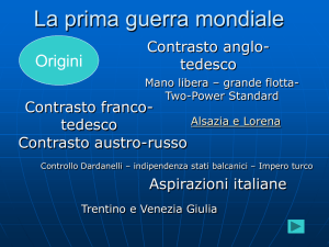 La prima guerra mondiale