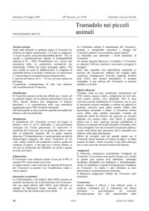 Tramadolo nei piccoli animali