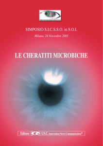 le cheratiti microbiche