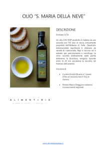 OLIO “S. MARIA DELLA NEVE”