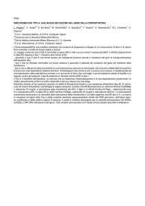 P064 EMOCROMATOSI TIPO 4: UNA NUOVA MUTAZIONE NEL