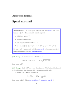 Spazi normati