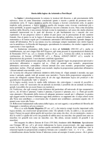 Storia della logica: da Aristotele a Port