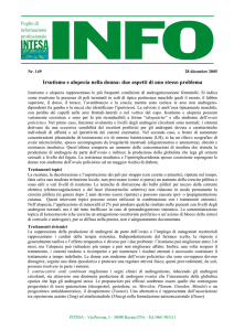 Irsutismo e alopecia nella donna: due aspetti di uno