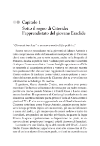 Capitolo 1 Sotto il segno di Citeride: l`apprendistato del