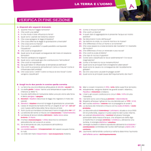 verifica di fine sezione - Zanichelli online per la scuola