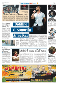 Artisti di strada e Dell`Anna
