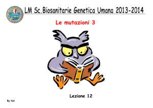 Le mutazioni 3
