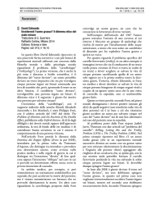 Recensioni - Rivista internazionale di Filosofia e Psicologia