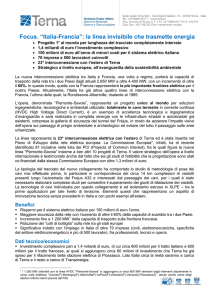 Focus. “Italia-Francia”: la linea invisibile che trasmette energia