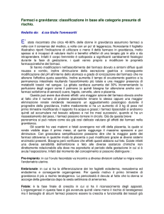 Farmaci e gravidanza: classificazione in base alle categorie