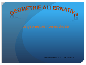 Le geometrie non euclidee