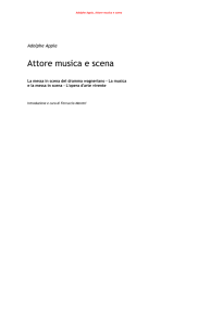 Attore musica e scena