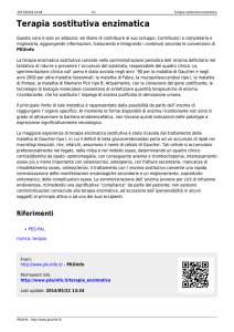 Terapia sostitutiva enzimatica