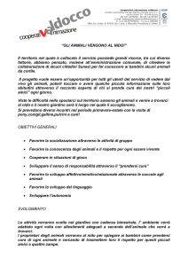 GLI ANIMALI VENGONO AL NIDO!
