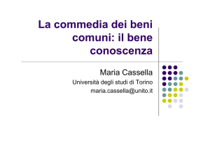 La commedia dei beni comuni