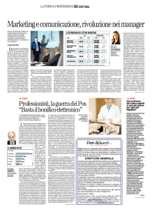 Marketing e comunicazione, rivoluzione nei manager