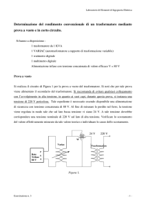 Esercitazione laboratorio 3 - Dipartimento di Ingegneria dell`Energia