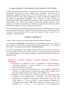 logica modale - fisica e non solo