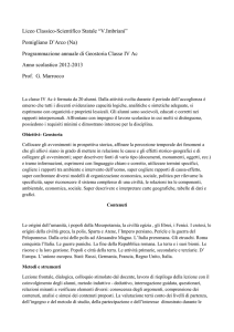 Geostoria IV Ac - Liceo Classico Scientifico Statale VITTORIO