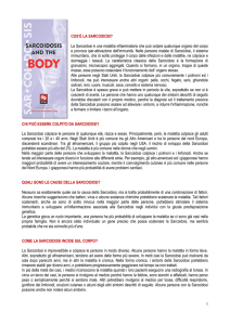 sarcoidosi e corpo - Amici contro la Sarcoidosi Italia onlus