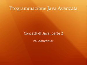 Programmazione Java Avanzata