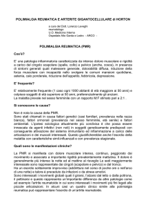 polimialgia reumatica - reumaticitrentino.it