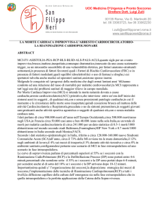UOC Medicina D`Urgenza e Pronto Soccorso Direttore Dott. Luigi