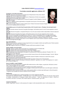 curriculum parascandolo