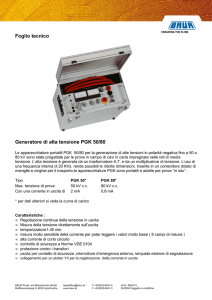Generatore di alta tensione PGK 50/80
