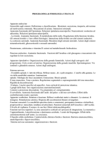 Programma Fisiologia II