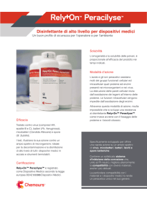 Disinfettante di alto livello per dispositivi medici