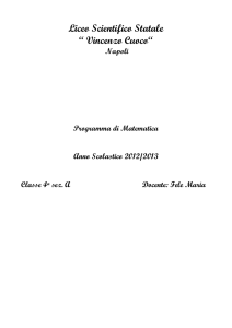 Liceo Scientifico Statale “ Vincenzo Cuoco“
