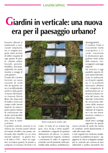 Giardini in verticale: una nuova era per il paesaggio - Fito