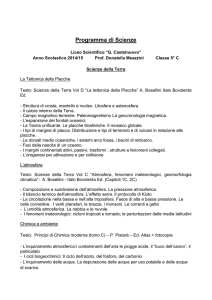 Programma di Scienze della Terra