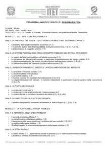 Programma di Economia Politica