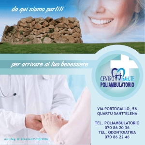 Brochure - Poliambulatorio Centro Salute