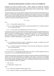 metodi di protezione contro i contatti indiretti