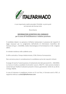 INFORMATORI SCIENTIFICI DEL FARMACO per la zona di Forlì