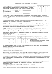 Applicazioni della probabilità alla genetica