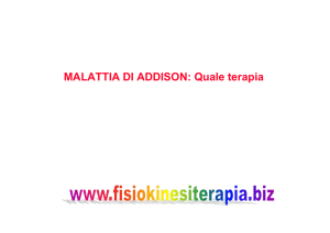 MALATTIA DI ADDISON: Quale terapia