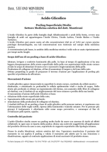 Acido Glicolico - Medicina Estetica dott. Montironi Rimini