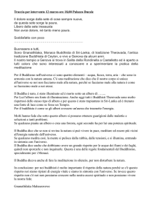 Intervento del Monaco buddista Gnanathilaka Mahauswewe