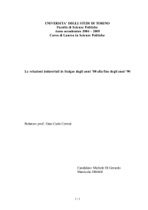 Tesi sull`Italgas - associazione lavoratori pinerolesi alp cub