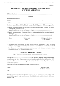 Moduli Scolastici: Attività Sportive, Riammissione, Farmaci