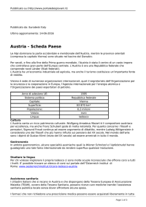 Austria - Scheda Paese - Il Portale dei Giovani