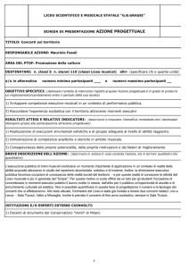 A5.8 Concerti sul territorio - Liceo Scientifico Statale GB Grassi Lecco