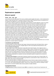"Missioni spaziali" in pdf